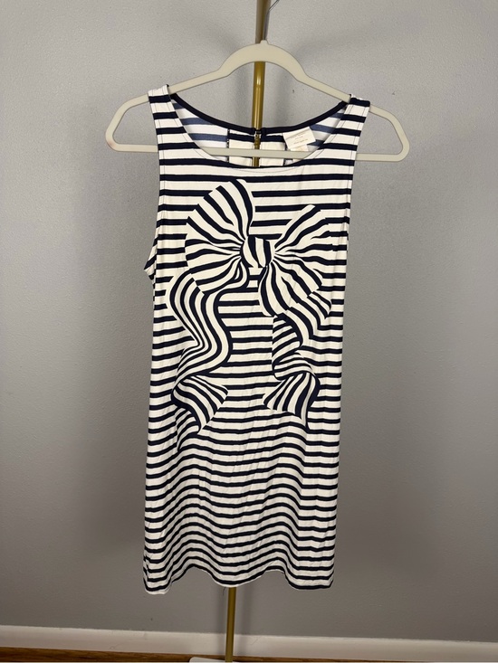kate spade Other - Kate Spade Dive Right In Striped Bow Swim Cover Up Dress Navy White M
